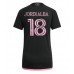 Inter Miami Jordi Alba #18 Borte Drakt Dame 2023-24 Kortermet